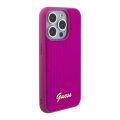 Θήκη Σιλικόνης Guess Sequin Script Logo για iPhone 15 Pro Max - Magenta
