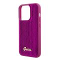 Θήκη Σιλικόνης Guess Sequin Script Logo για iPhone 15 Pro Max - Magenta