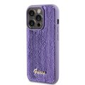 Θήκη Σιλικόνης Guess Sequin Script Logo για iPhone 15 Pro Max - Purple