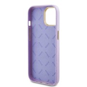 Θήκη Σιλικόνης Guess Glitter Full Wrapped για iPhone 15 - Lilac