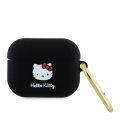 Θήκη Σιλικόνης Hello Kitty 3D Kitty Head για Apple Airpods Pro - Black