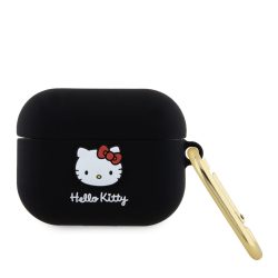 Θήκη Σιλικόνης Hello Kitty 3D Kitty Head για Apple Airpods Pro - Black