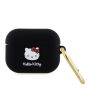 Θήκη Σιλικόνης Hello Kitty 3D Kitty Head για Apple Airpods Pro - Black