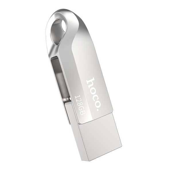 Hoco 128GB Type-C & USB 3.2 Stick - Silver