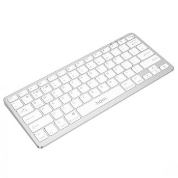 Ασύρματο Πληκτρολόγιο Hoco Dual Mode Bluetooth & 2.4G Wireless Tenkeyless Keyboard English Version - White