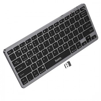 Ασύρματο Πληκτρολόγιο Hoco Dual Mode Bluetooth & 2.4G Wireless Tenkeyless Keyboard English Version - Black