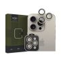  Tempered Glass Πίσω Κάμερας Hofi Pro+ Camera Camring Cover για το iPhone 15 Pro / 15 Pro Max - Titanium