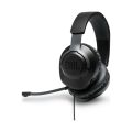 Gaming Headset JBL Quantum 100 Ενσύρματο Over Ear Gaming Headset με σύνδεση 3.5mm - Black