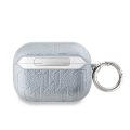 Karl Lagerfeld Embossed Choupette Head Case for AirPods Pro 2 - Silver