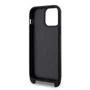 Θήκη Σιλικόνης με λουράκι Karl Lagerfeld and Choupette για iPhone 14 Pro Max - Black
