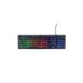 Ενσύρματο Πληκτρολόγιο RGB Backlight Lamtech Greek Version - Black