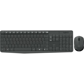 Aσύρματο Σετ Πληκτρολογίου Logitech MK235 GR - Black 