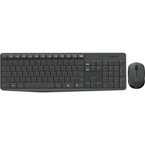 Aσύρματο Σετ Πληκτρολογίου Logitech MK235 GR - Black 