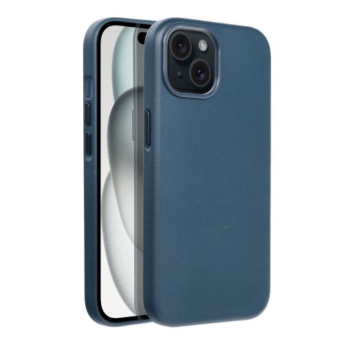 Θήκη Δερματινής OEM για iPhone 15 για MagSafe - Indigo Blue