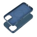 Θήκη Δερματινής OEM για iPhone 15 για MagSafe - Indigo Blue