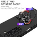 Θήκη Σιλικόνης Ring για Samsung για Galaxy Z Fold 5 5G - Black
