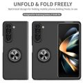 Θήκη Σιλικόνης Ring για Samsung για Galaxy Z Fold 5 5G - Black