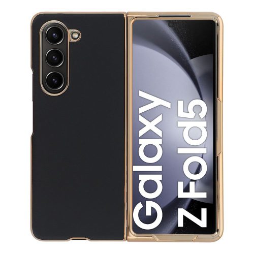 Θήκη Σιλικόνης Vouge για Samsung για Galaxy Z Fold 5 5G - Black/Gold
