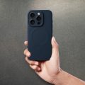Θήκη Σιλικόνης Matte case με Magsafe για iPhone 15 Pro Max - Titanium Blue