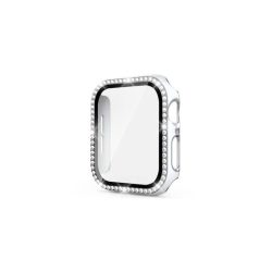 Θήκη Defense 360 με Στρας για Apple Watch 45mm - Διάφανο