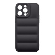 Θήκη Σιλικόνης Puffy Obal:me για iPhone 15 Pro - Black