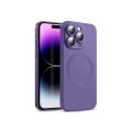 Θήκη Σιλικόνης Orso Camera Lens Protection με Magsafe iPhone 14 Pro - Purple