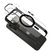 Μεταλλική Θήκη Orso με Magsafe για iPhone 14 - Clear Black