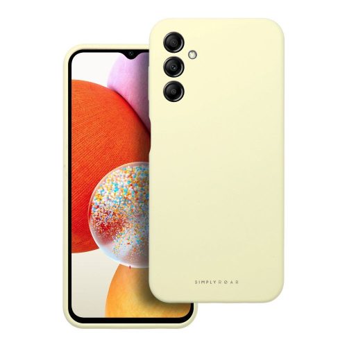 Θήκη Σιλικόνης Roar Cloud Skin για Samsung Galaxy A14 4G/5G - Light Yellow