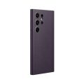 Θήκη Samsung Vegan Lether Backcover για S24 Ultra - Dark Violet