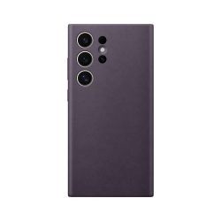 Θήκη Samsung Vegan Lether Backcover για S24 Ultra - Dark Violet