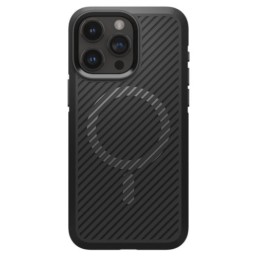 Θήκη Σιλικόνης Spigen Armor Mag με MagSafe για iPhone 15 Pro - Matte Black 