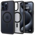 Θήκη Σιλικόνης Spigen Ultra Hybrid Mag με Magsafe για iPhone 15 Pro - Frost Black
