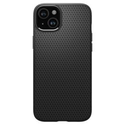 Θήκη Σιλικόνης Spigen Liquid Air για iPhone 15 - Matte Black
