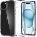 Θήκη Σιλικόνης Spigen Ultra Hybrid Crystal Clear για iPhone 15 - Clear 