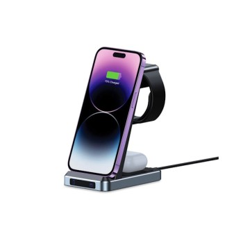 Tech Protect A26 3IN1 Wireless Charger - Black
