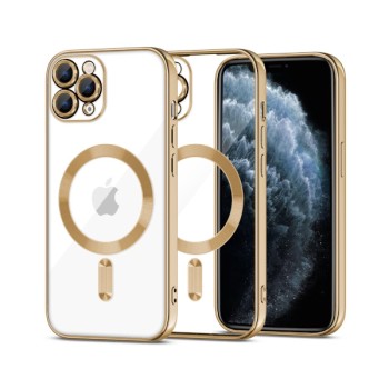 Θήκη Σιλικόνης Tech-Protect Magsine για Apple iPhone 11 Pro - Gold