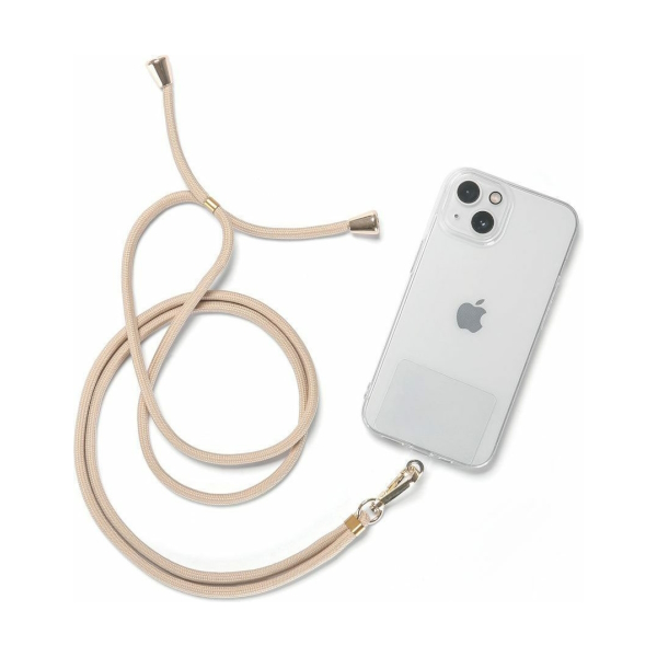 Ανταλλακτικό Cross Body Tech - Protect Λουράκι Λαιμού για Κινητά - Beige