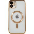 Θήκη Σιλικόνης Tech-Protect Magshine Magsafe για iPhone 11 - Gold 