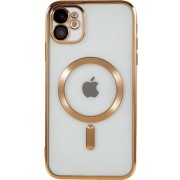 Θήκη Σιλικόνης Tech-Protect Magshine Magsafe για iPhone 11 - Gold 