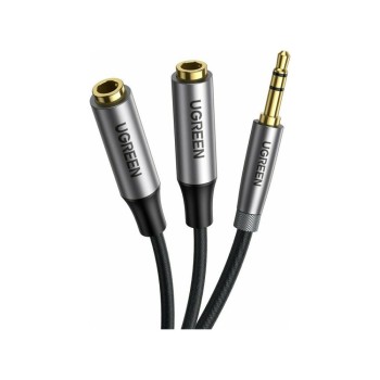 Αντάπτορας Ugreen 2x3.5mm Female σε 3.5mm Male 20 cm. - Black