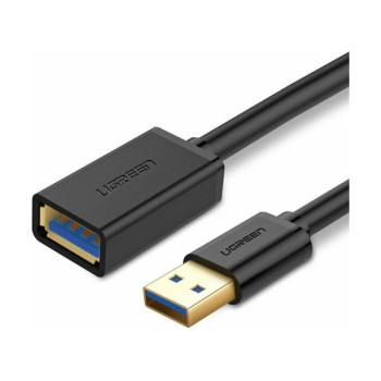 Καλώδιο Επέκτασης Ugreen USB 3.0 USB-A male σε USB-A female 1m - Black