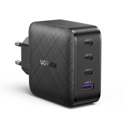 Φορτιστής 65W Ugreen CD224 με Θύρα USB-A και 3 Θύρες USB-C - Black