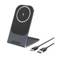 Βάση Αλουμινίου Ασύρματης Φόρτισης Y56 (MagSafe) 15W - Grey
