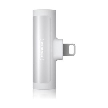 Μετατροπέας Lightning male σε 2x Lightning female Wekome - White