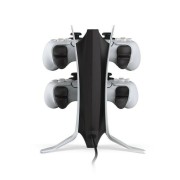 Βάση Φόρτισης Zeroground CH-1500G για 2 Χειριστήρια PS5 με φωτισμό LED - White