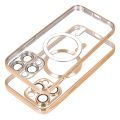 Θήκη Σιλικόνης Tech-Protect Magshine με Magsafe για Apple iPhone 15 - Gold