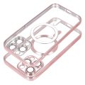 Θήκη Σιλικόνης Tech-Protect Magshine με Magsafe για Apple iPhone 15 - Rose Gold