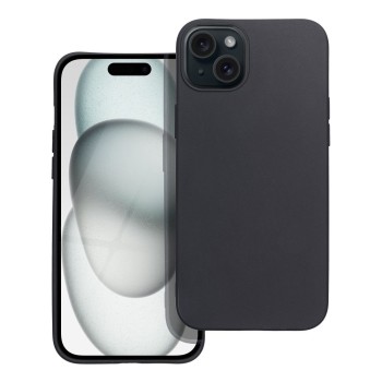 Θήκη Σιλικόνης Matte case για iPhone 14 Plus / iPhone 15 Plus - Black