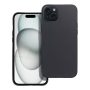 Θήκη Σιλικόνης Matte case για iPhone 15 - Black