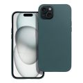 Θήκη Σιλικόνης Matte case για iPhone 14 Plus / iPhone 15 Plus - Forest Green